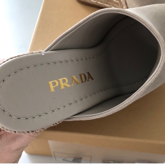 Prada Wedge Espadrilles 37.5 - Picture 16 of 16